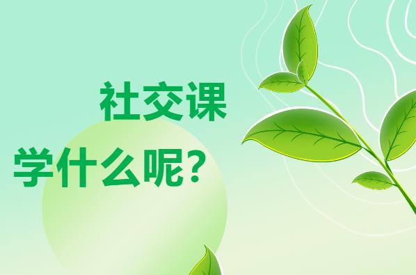 我在社交课边玩边学 我在社交课边玩边学